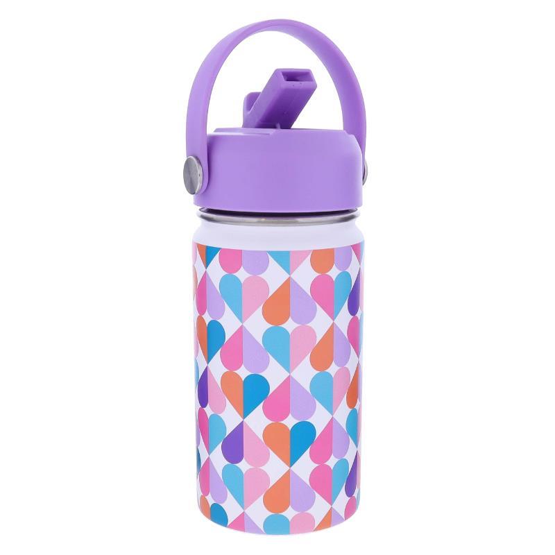 Sweet Heart Bottle with Straw Cap