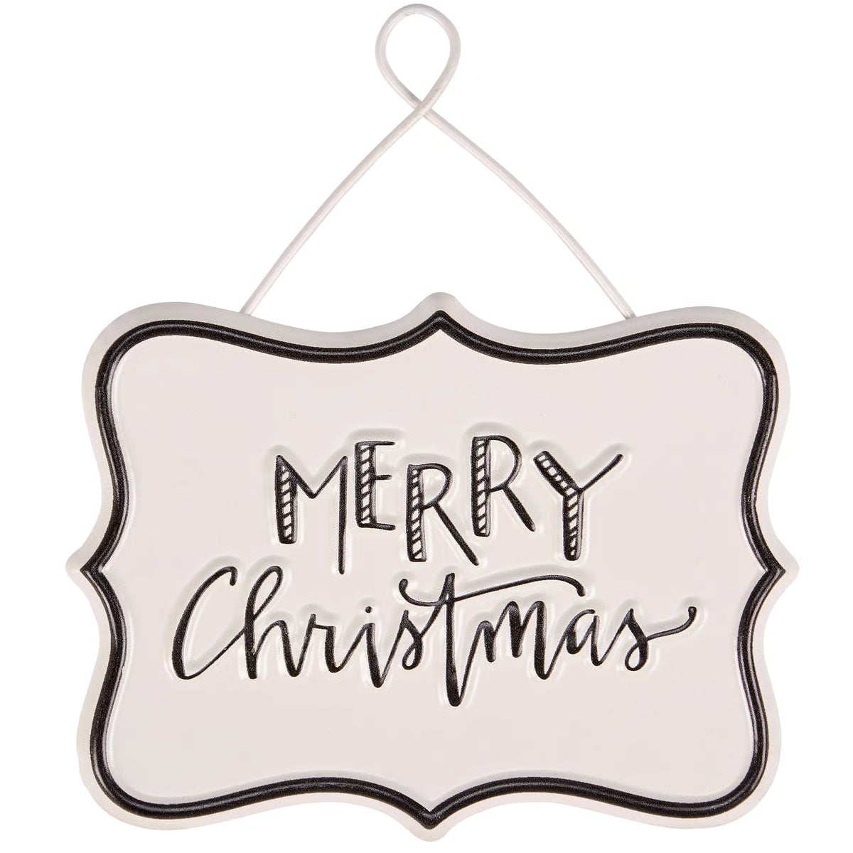 Metal Merry Christmas Ornament