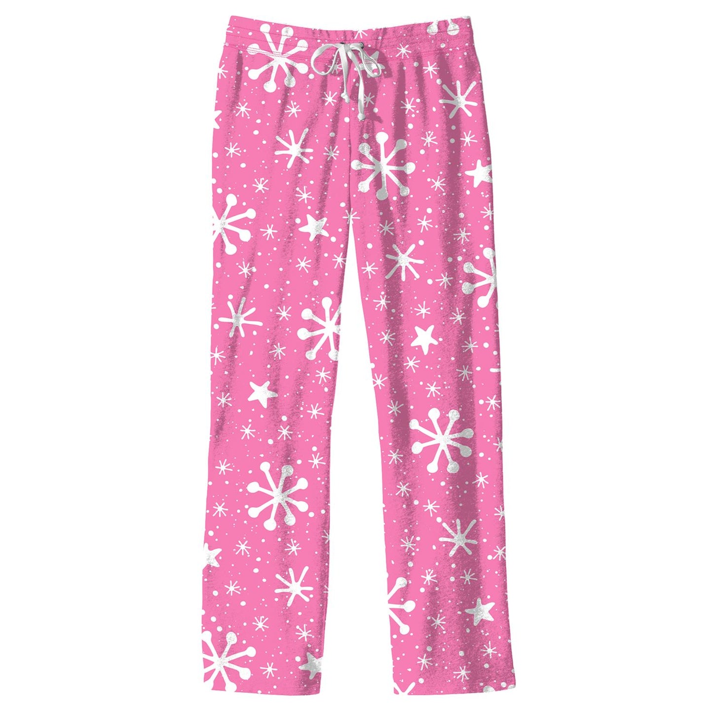 Pink Snowflake PJ Pants