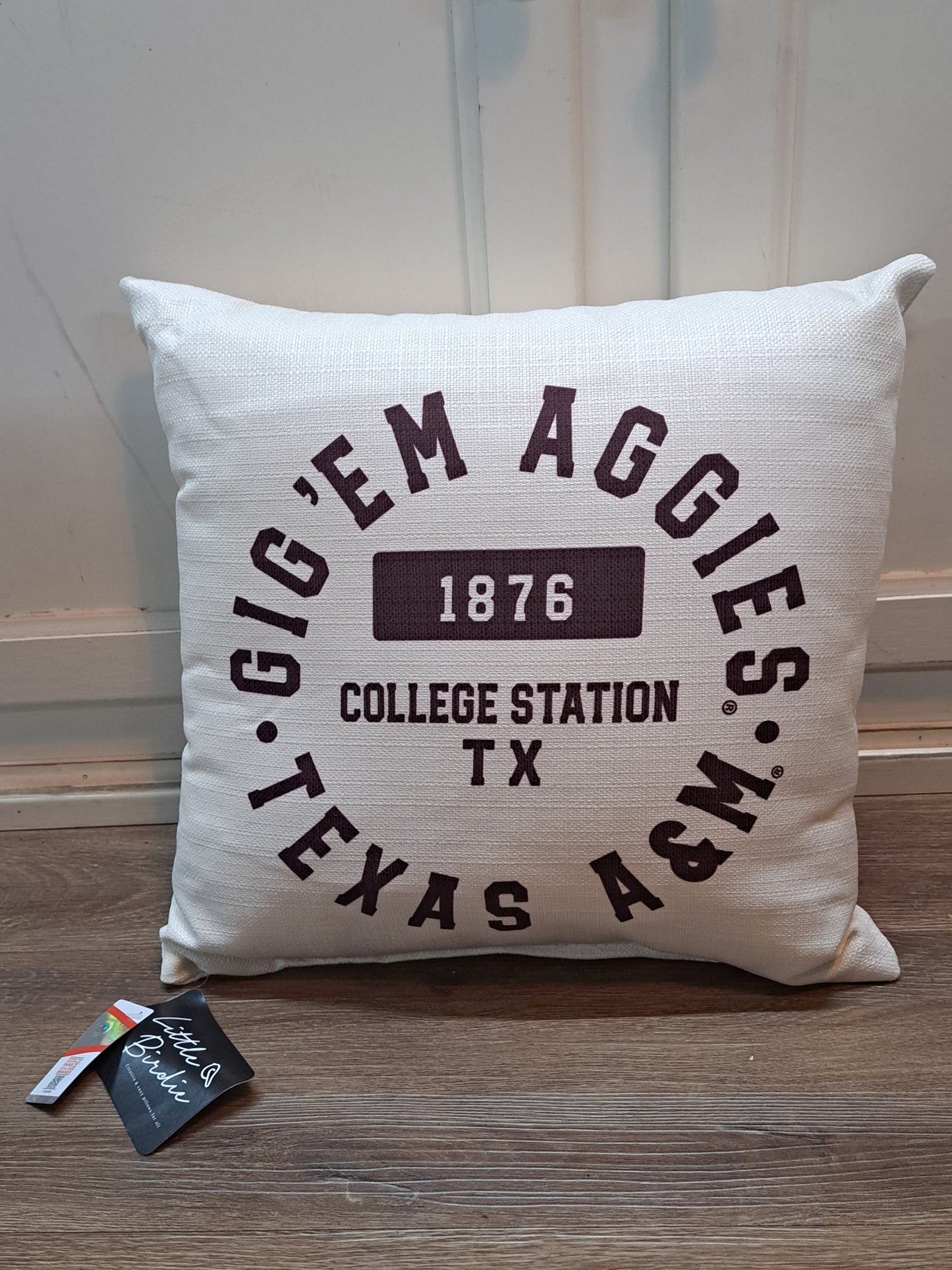 Texas A&M Athletic Pillow