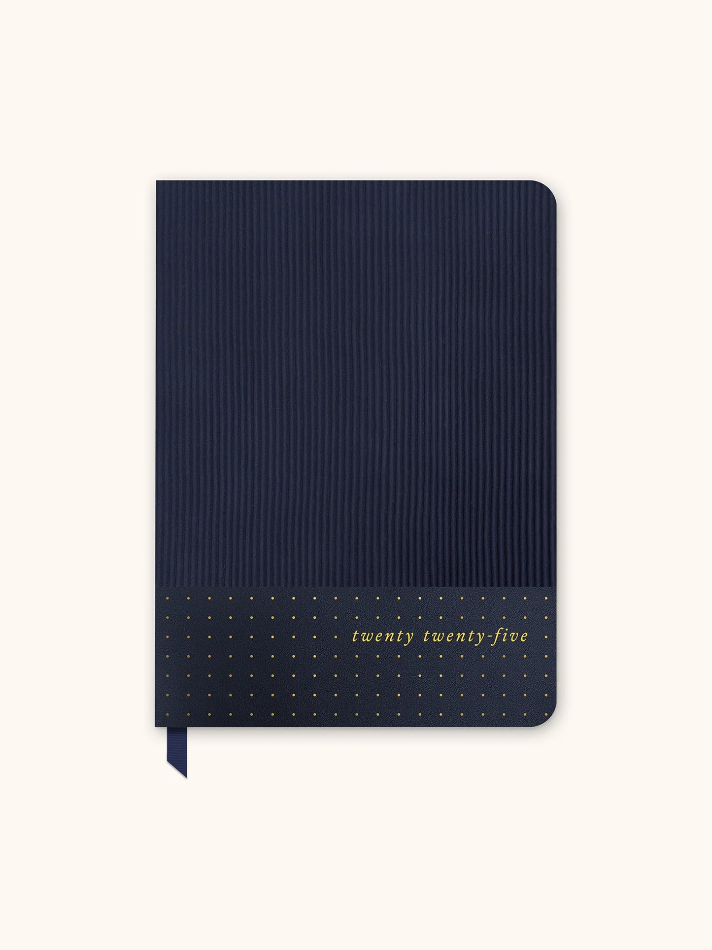 2025 Dots on Twilight Blue Medium Dual-Textured Planner