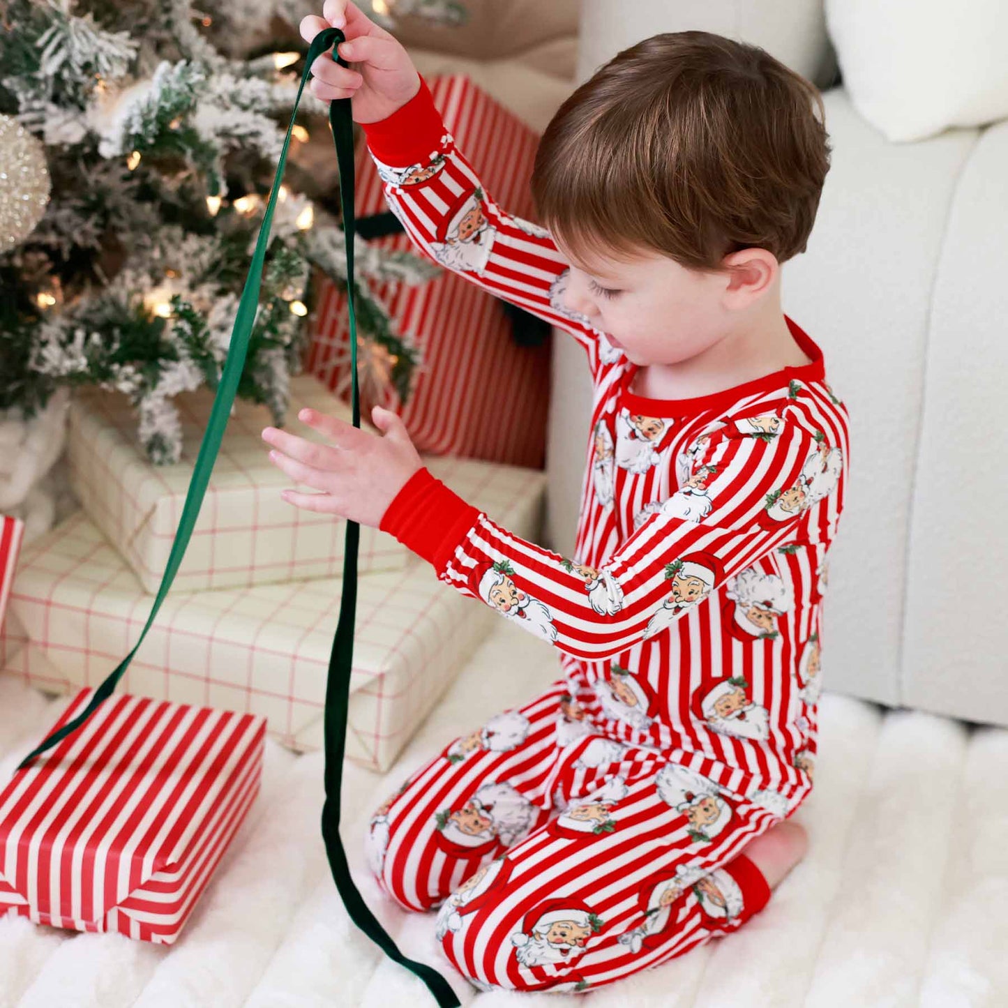 Santa Claus Lane Two Piece PJ Set