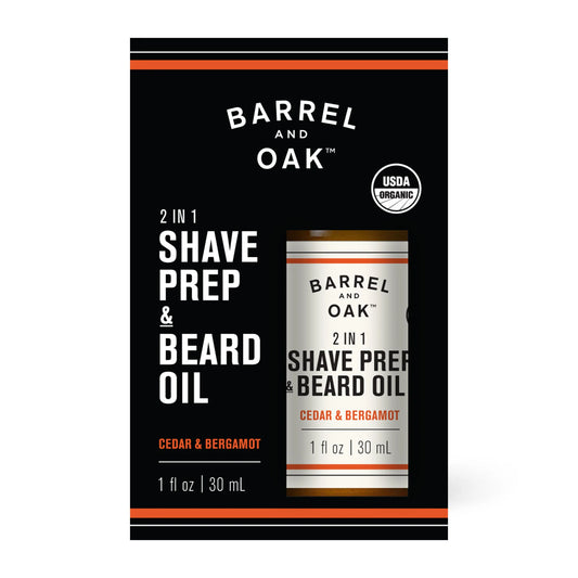 2 in 1 shave prep beard oil