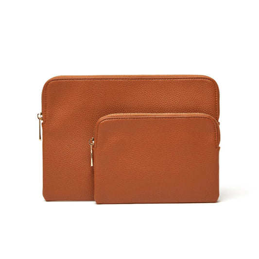 Mia 2 Piece Pouch (Chestnut)