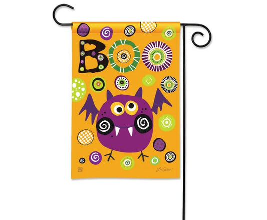 Halloween Polka Dot Garden Flag