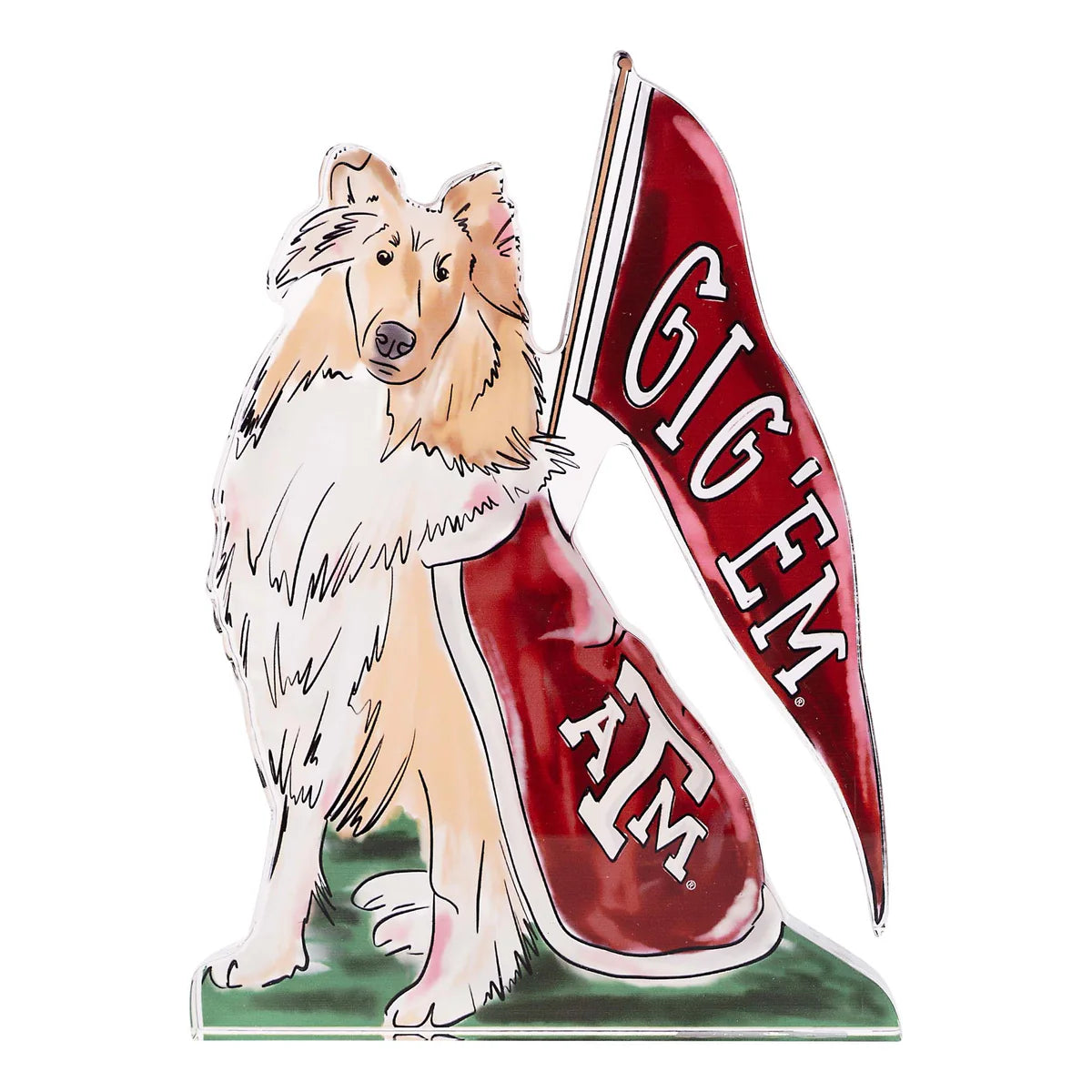 Texas A&M Reveille Stand