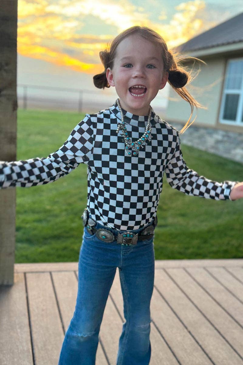 Kid's Round The Track Mesh Top