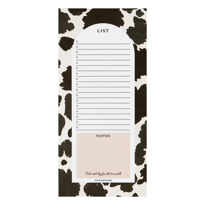 Cow Spots Market Notepad