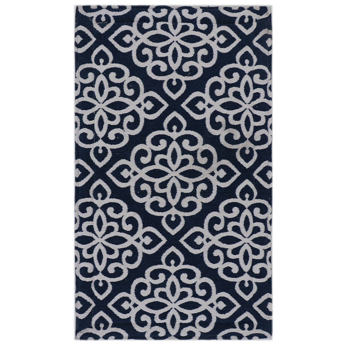 RugSmith Black Lyra Anti-Fatigue Kitchen Mat, 20"x36"
