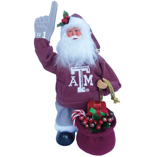 Texas A & M Animated Santa