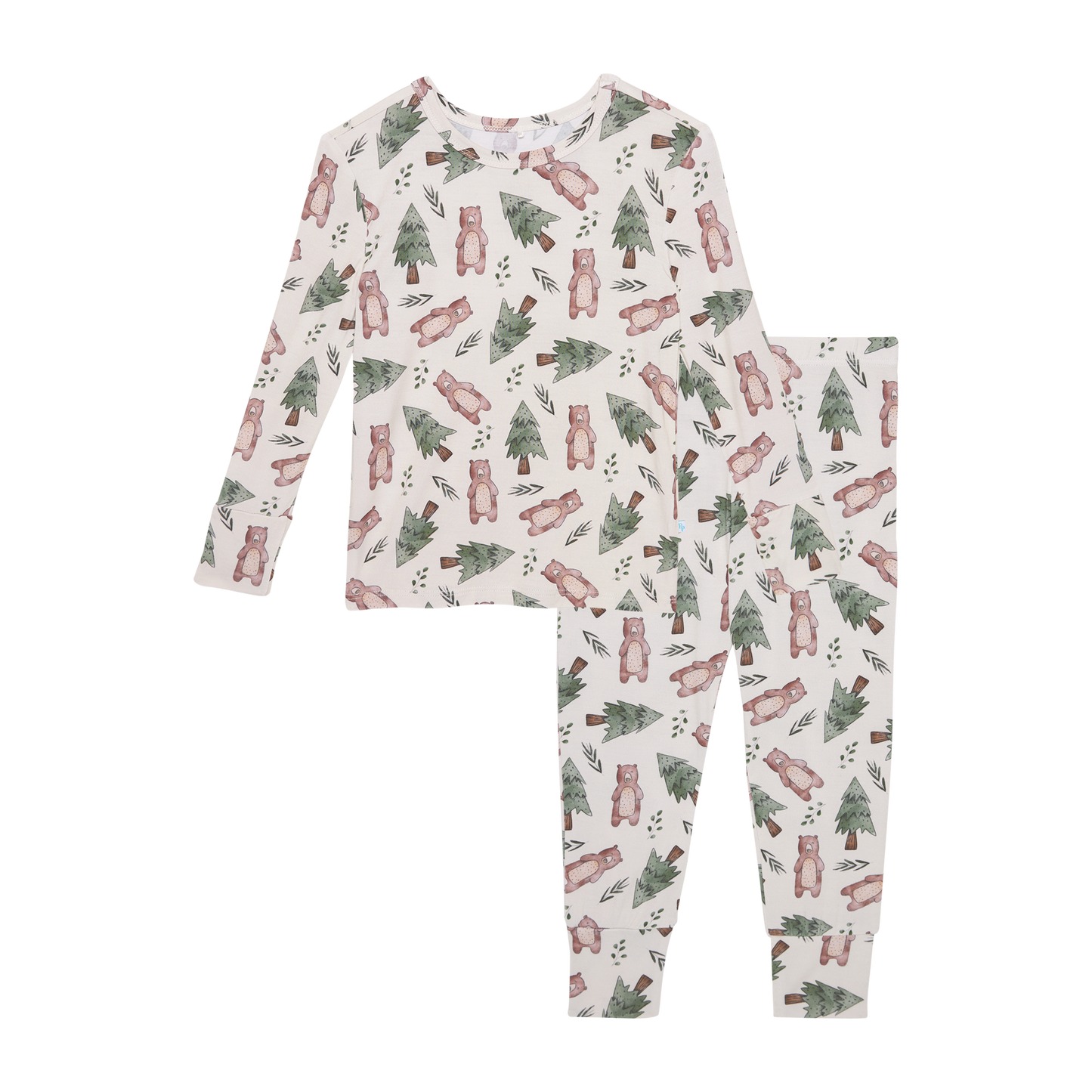 Long Sleeve Basic Pajama-Beary
