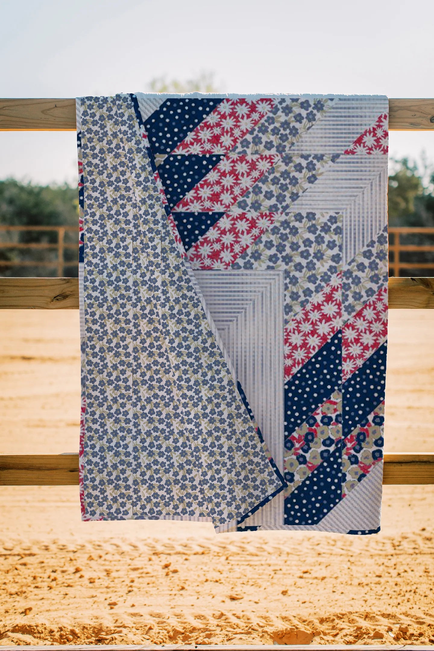 Adeline Patchwork Americana Quilt