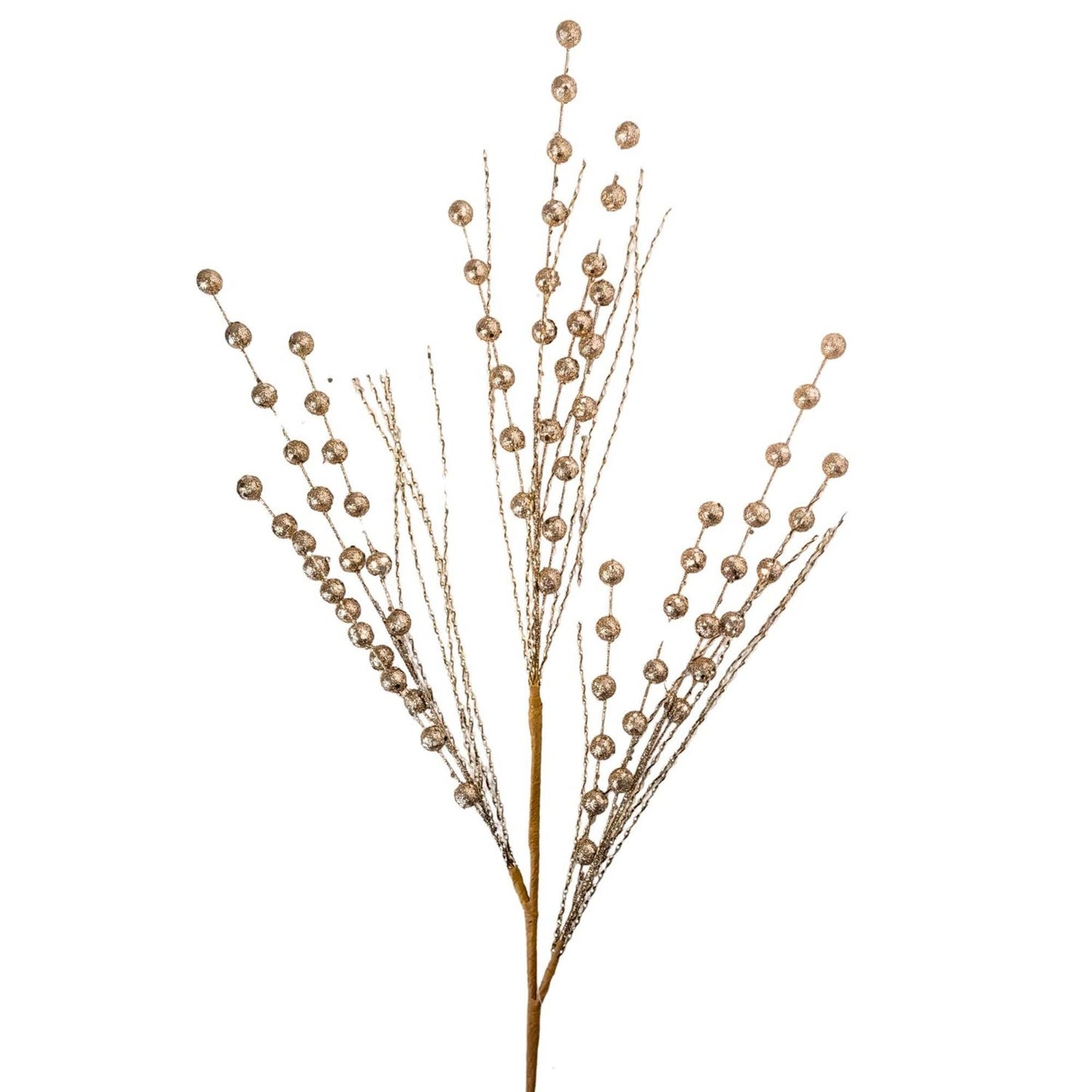 Champagne gold spray with gold balls