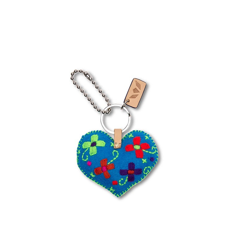 Corazon Grande Turquoise Charm