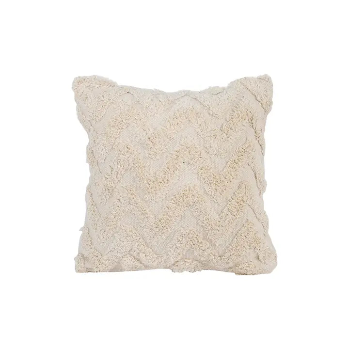 Cream Zig Zag Pillow