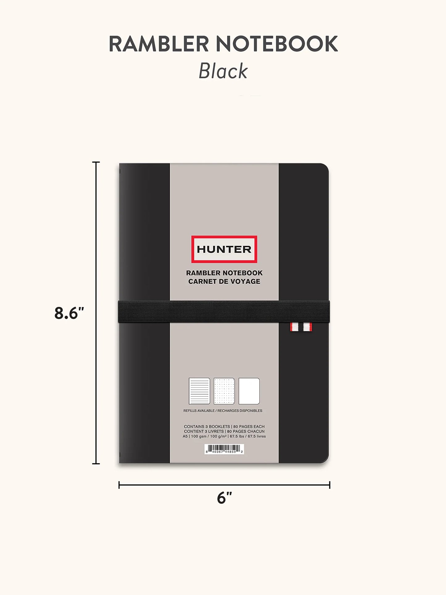 Black Rambler Notebook