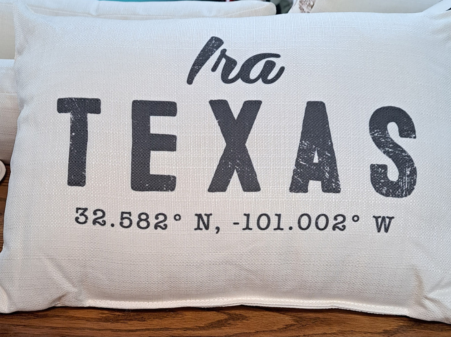 Retro Coordinates Pillow