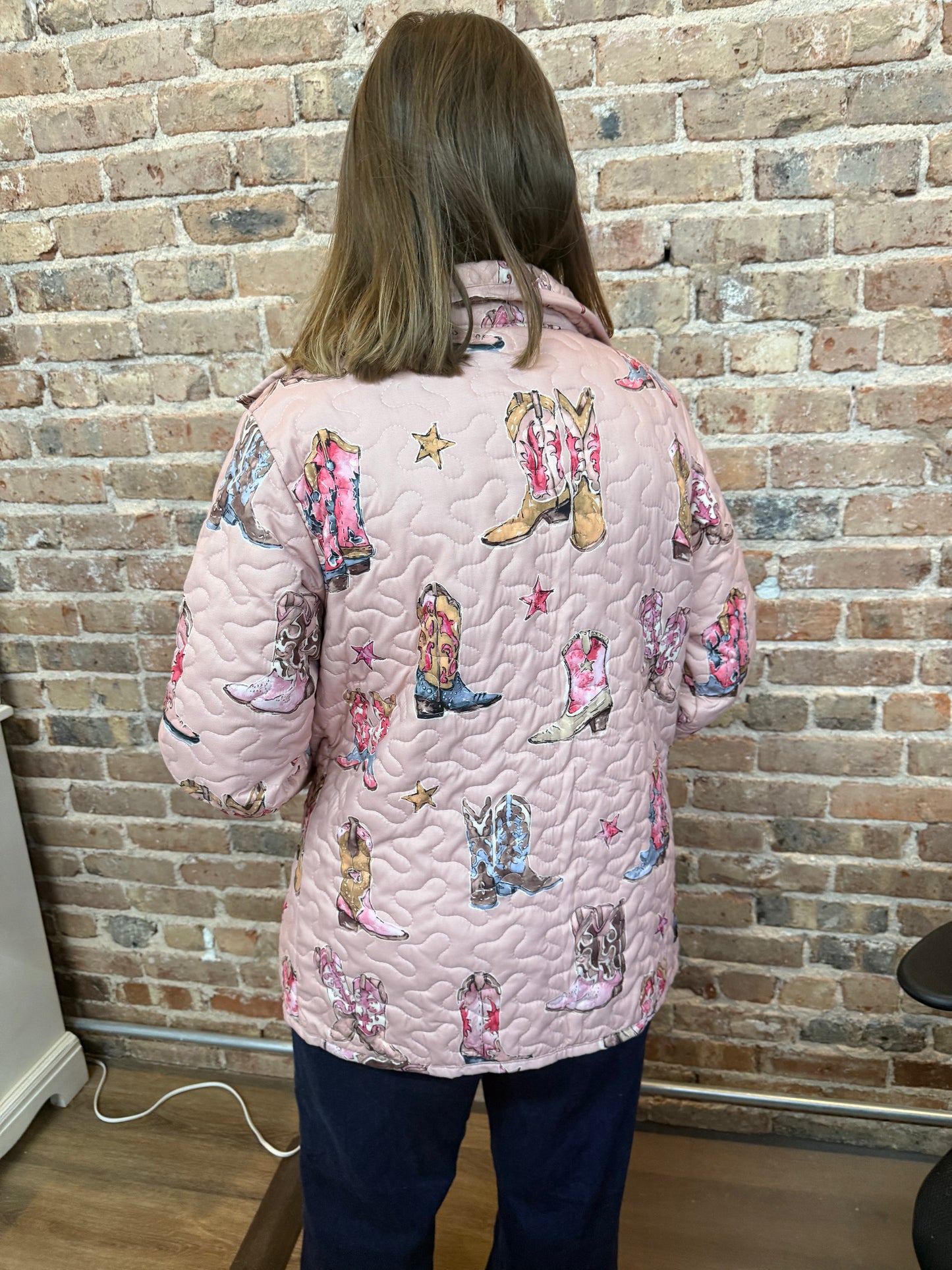 Rose Boots Quilted Jacket