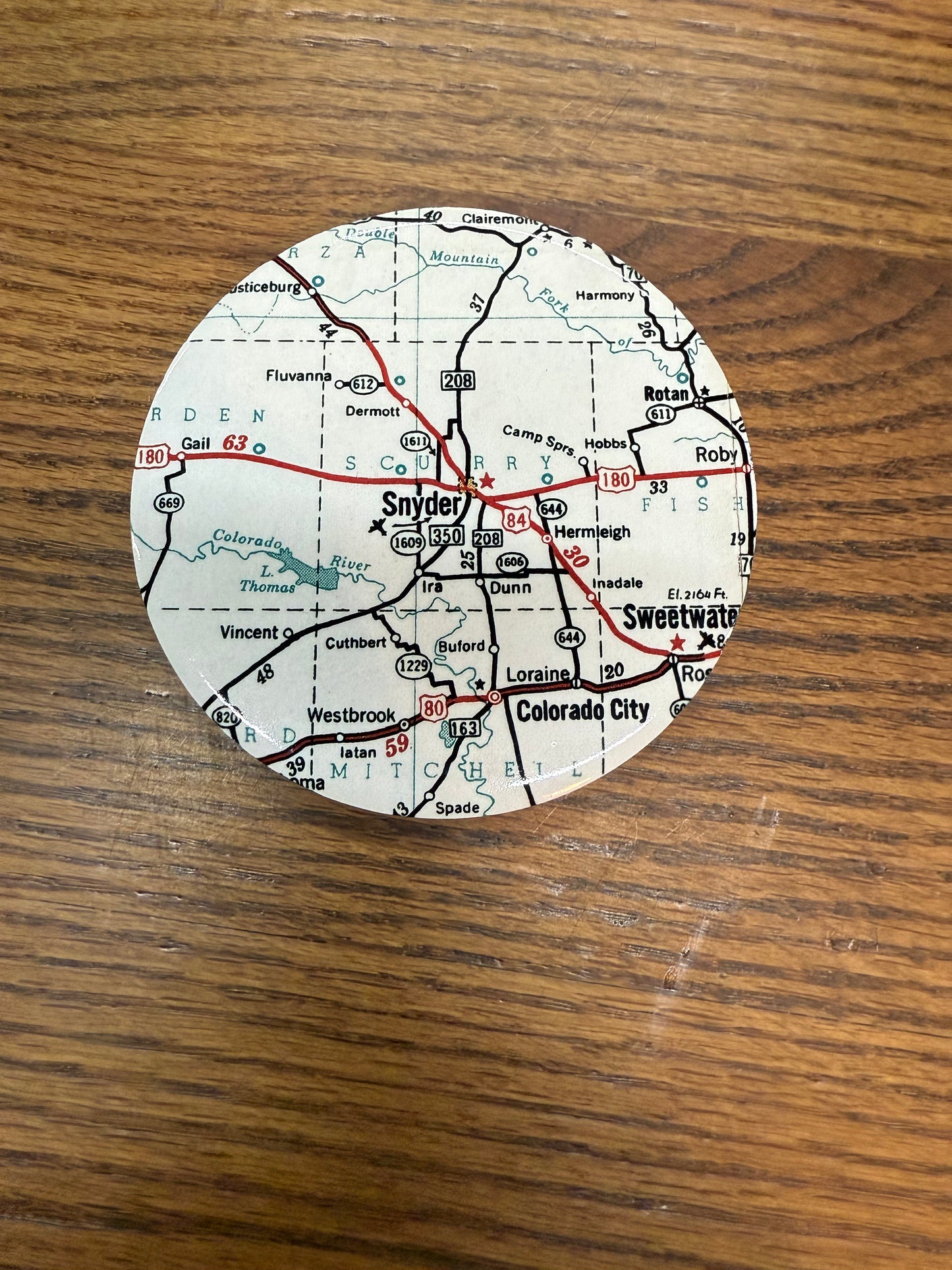 Snyder Ceramic Round Coaster