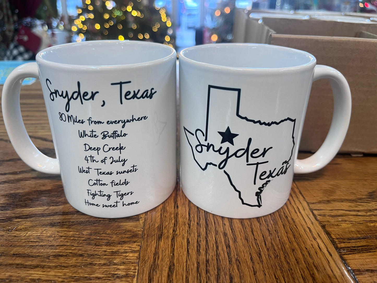 Snyder Texas Coffee Mug 11oz