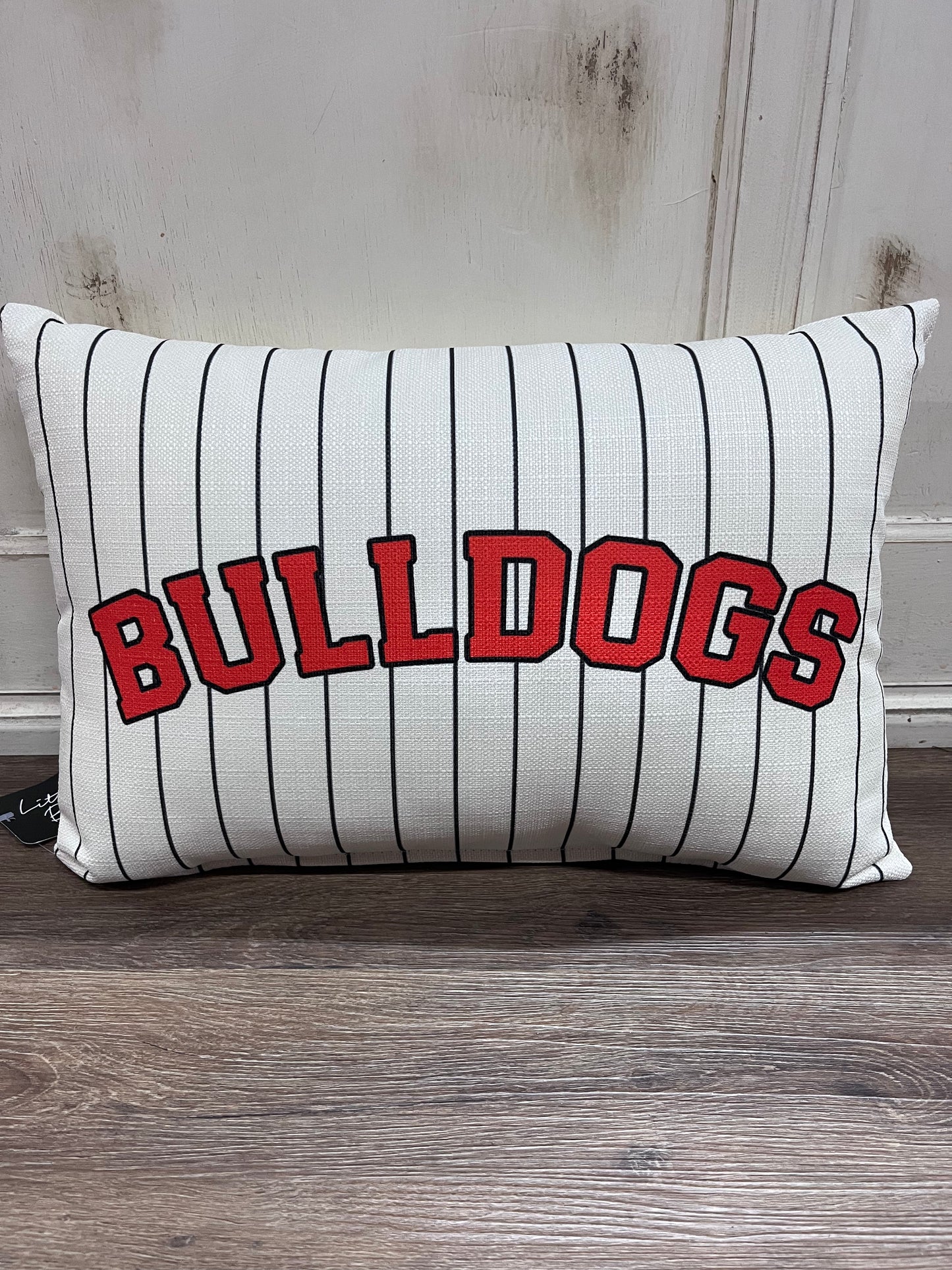 Bulldogs Stripe Pillow