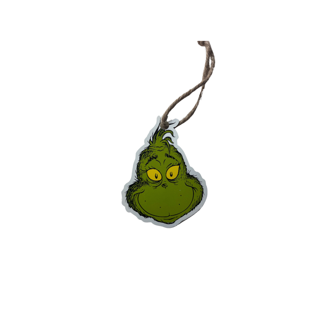 Grinch Metal Ornament