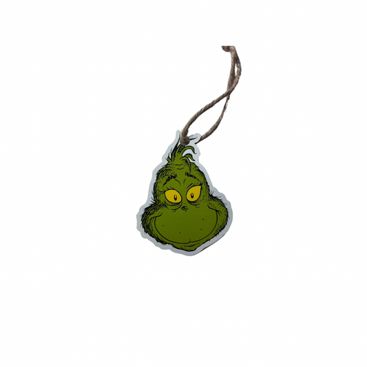 Grinch Metal Ornament