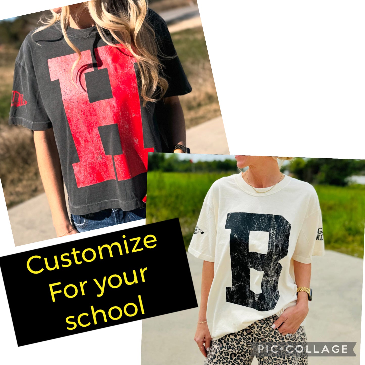 Custom School Varsity Spirit Top