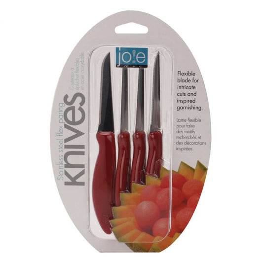Joie Stainless Steel Flex Paring Knives