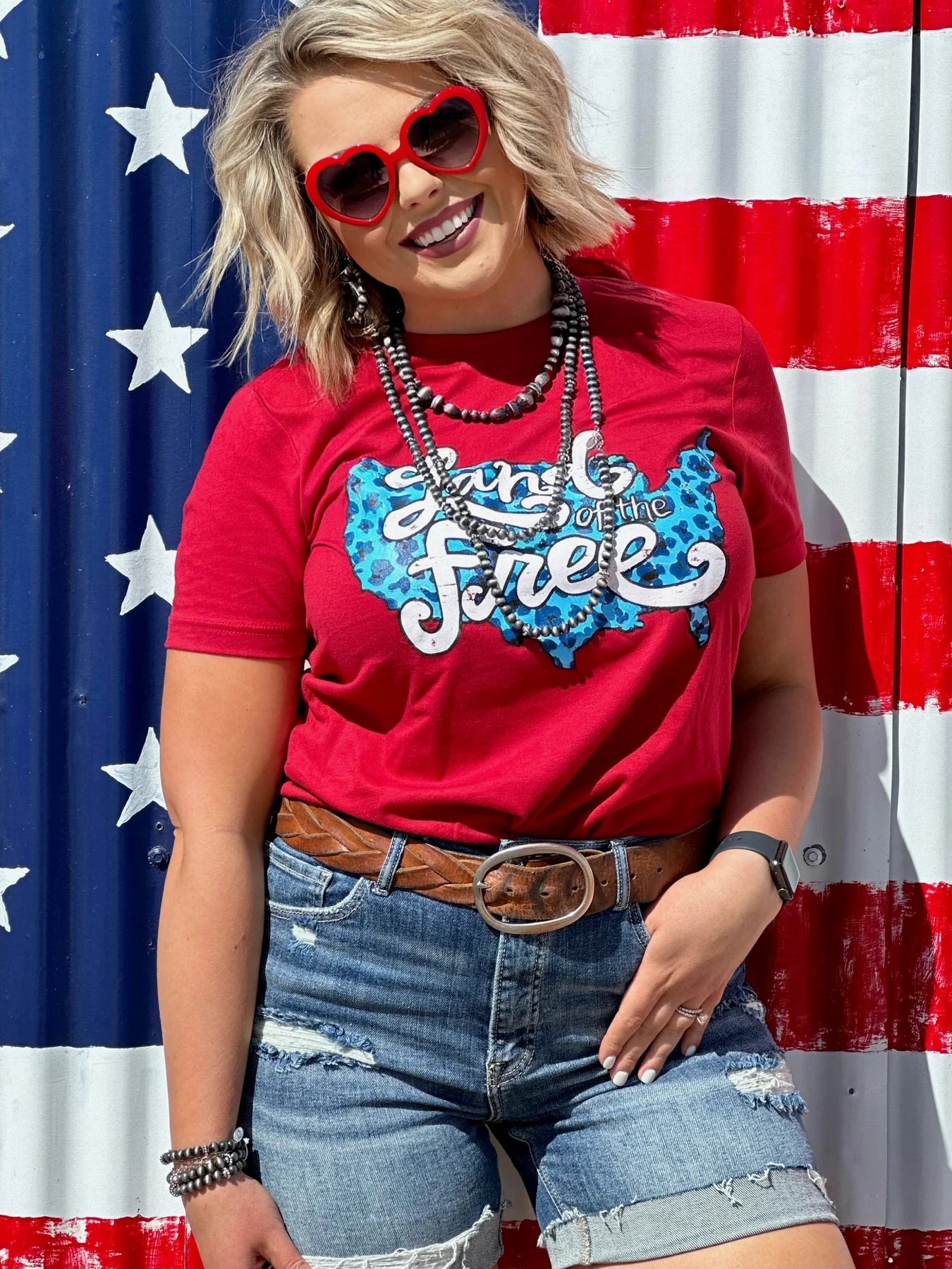 Land of the free tee