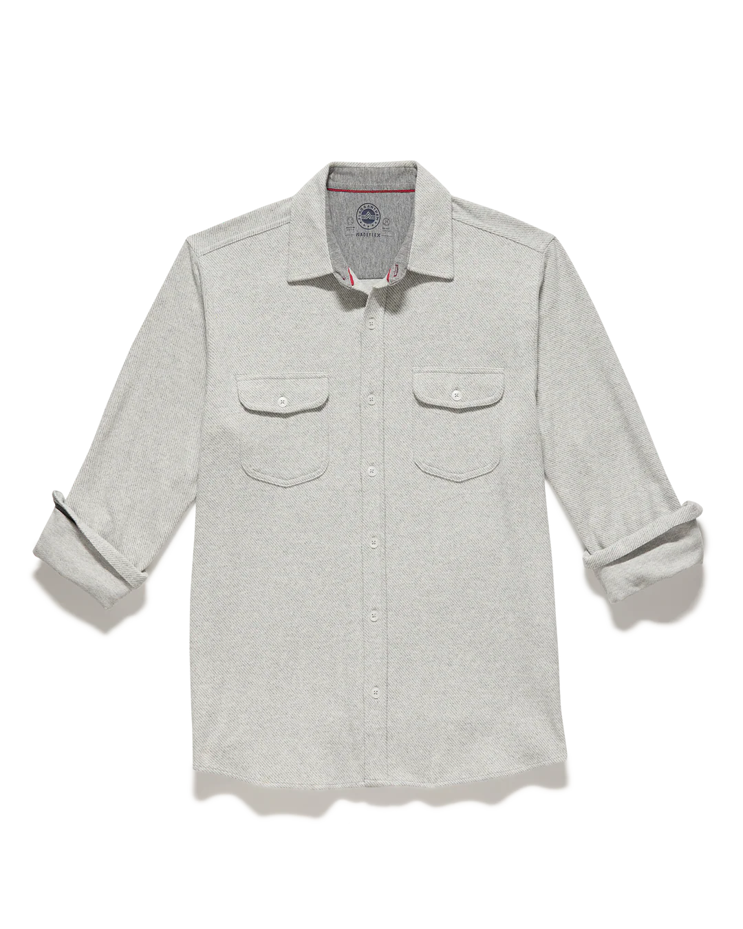 Grey Twill Flannel Shirt