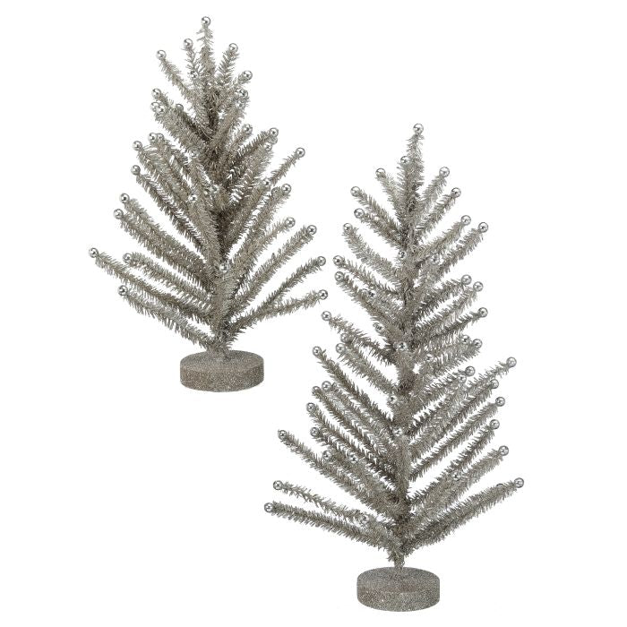 Metallic Tinsel Tree