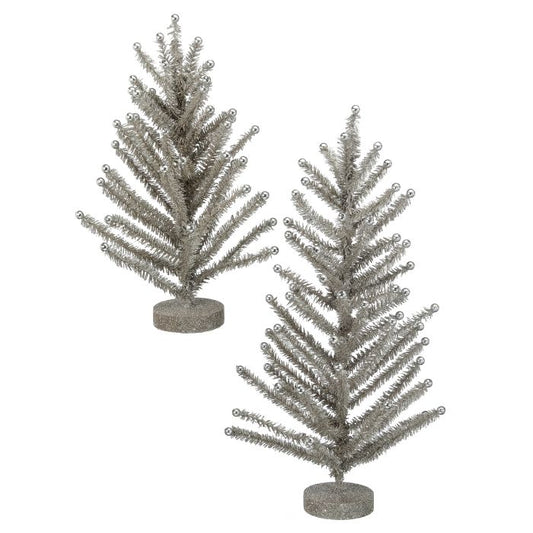 Metallic Tinsel Tree