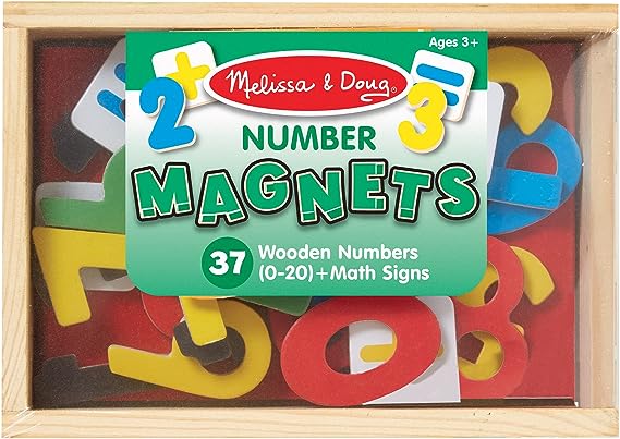 Magnetic Wooden Numbers
