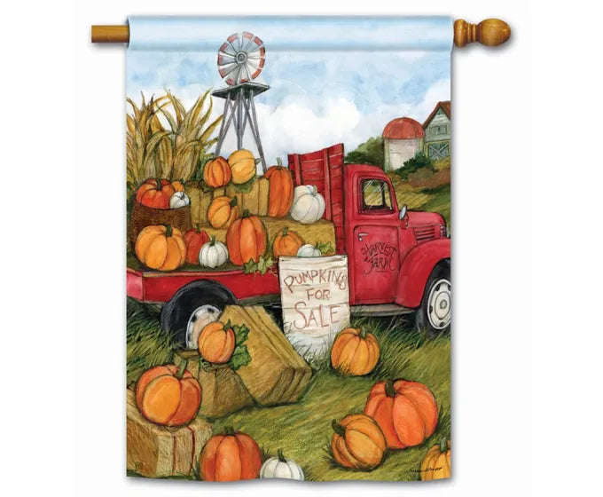 Pumpkin for Sale Standard Flag