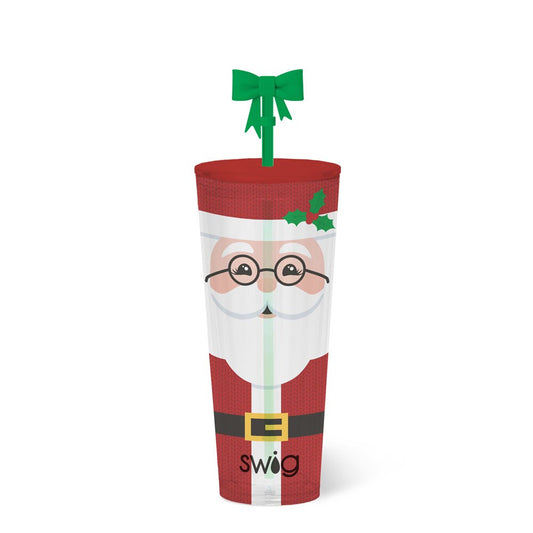 Mr. Claus Plastic Tumbler
