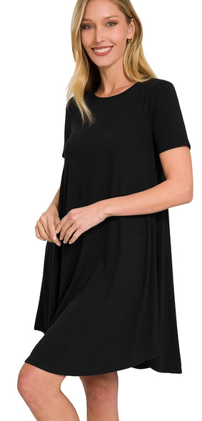 Black Knit Dress