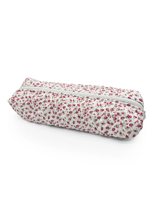 Tricia Floral Pink Quilted Hot Tools Bag