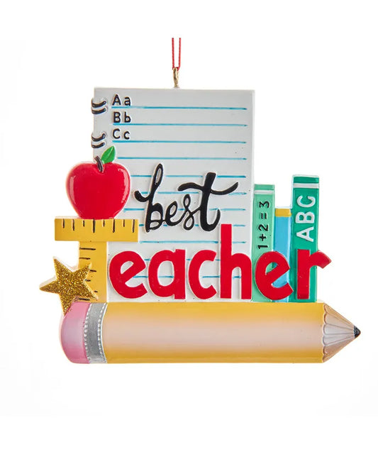 Best Teacher Ornament