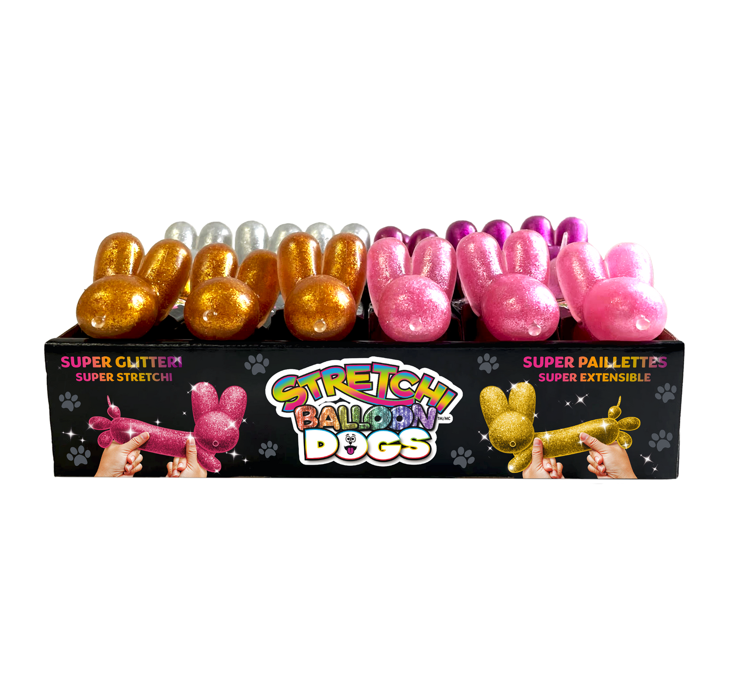 Stretchi Glitter Balloon Dog