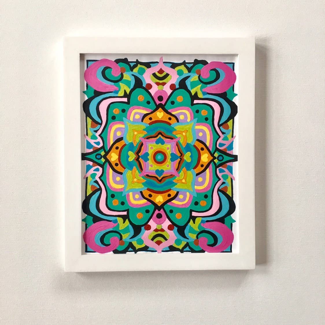 Meditation Mandala Paint by Number Kit 8”x10”