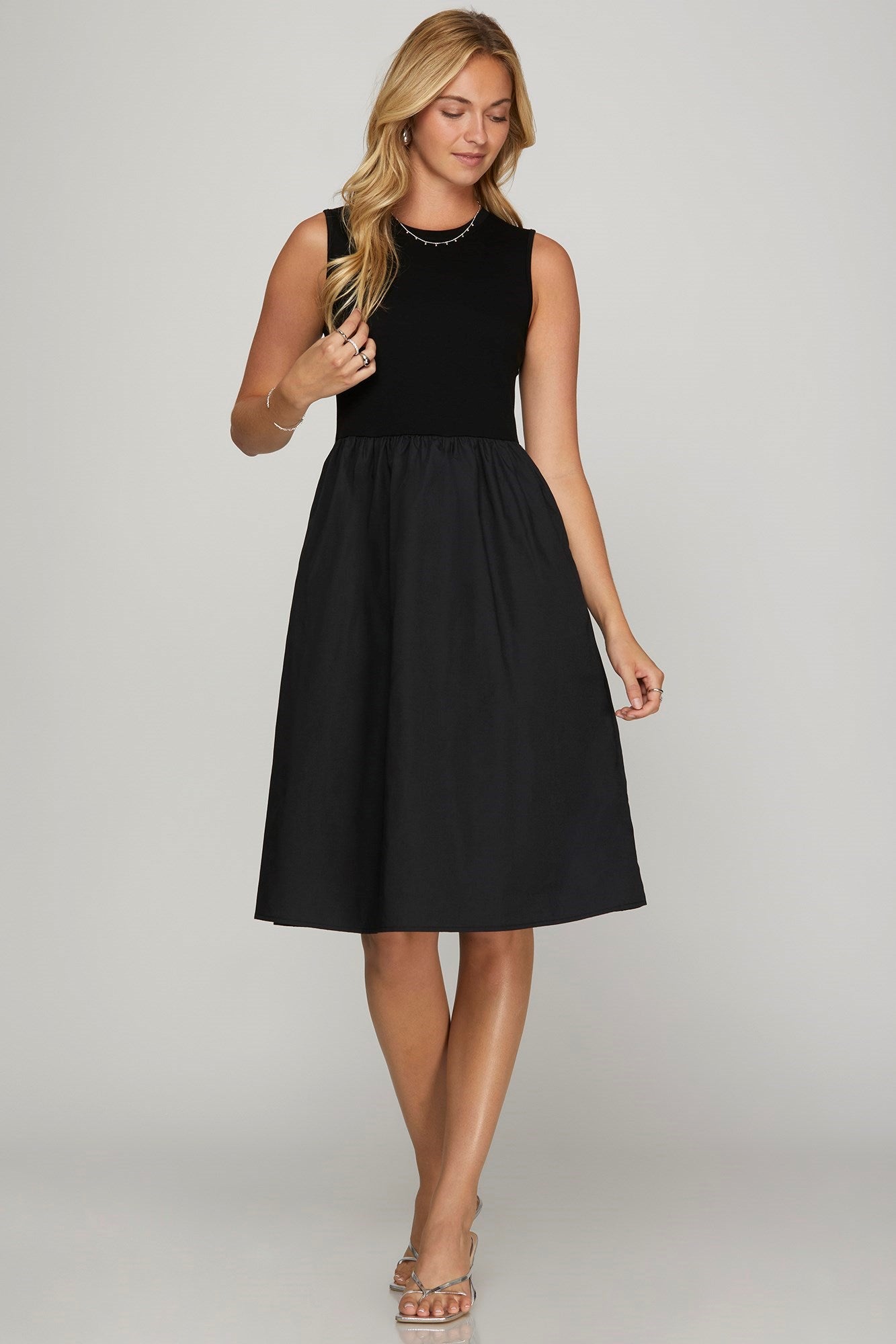 Sleeveless Midi Dress