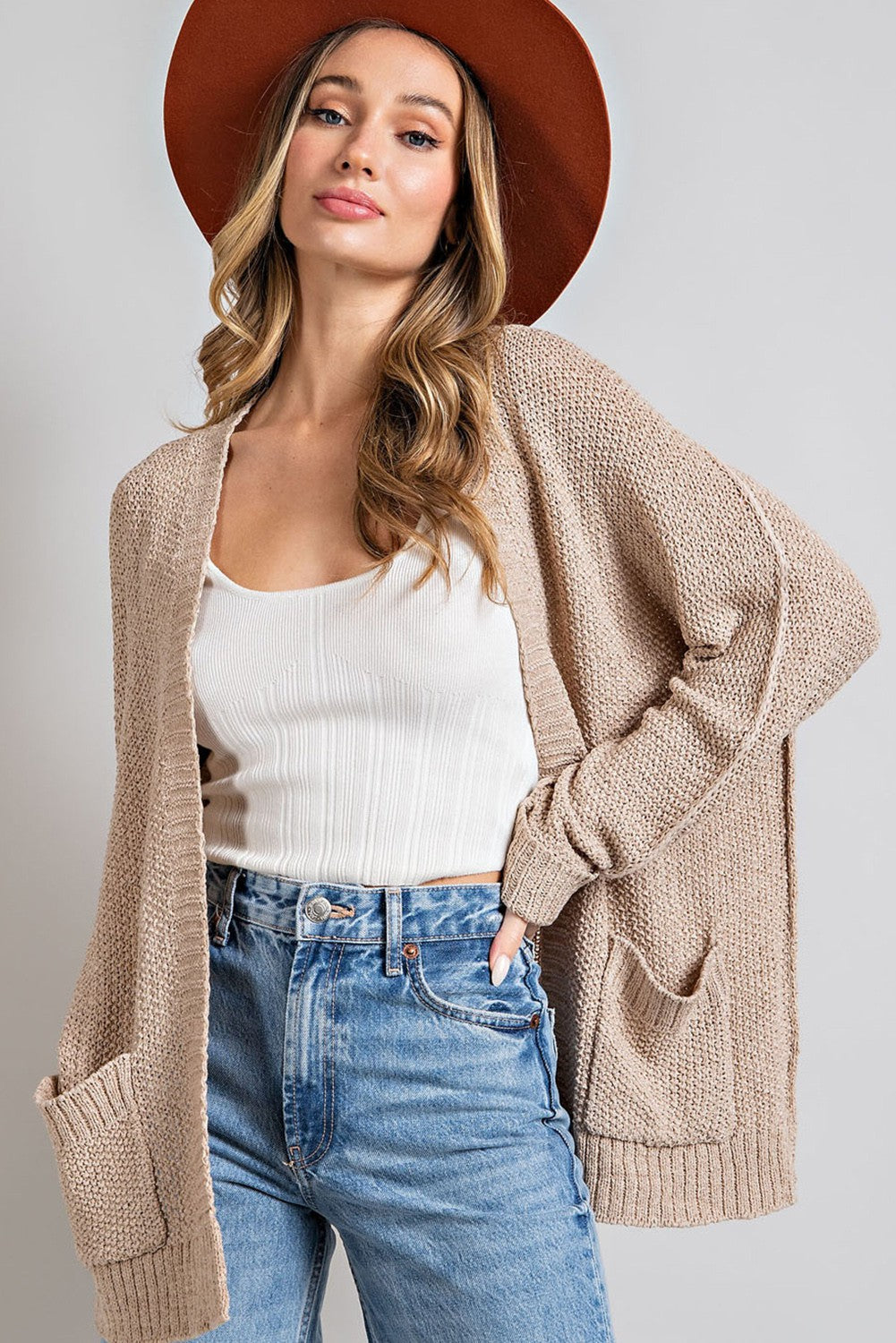 Ribbed Knit Cardigan