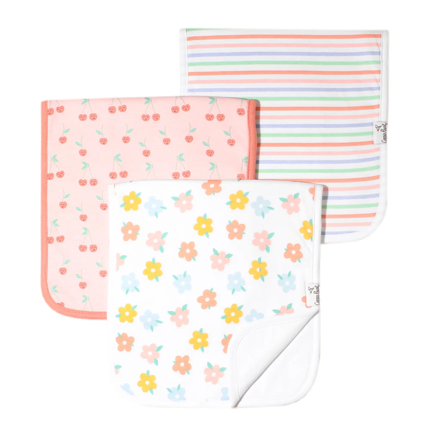 Copper Pearl Premium Burp Cloths