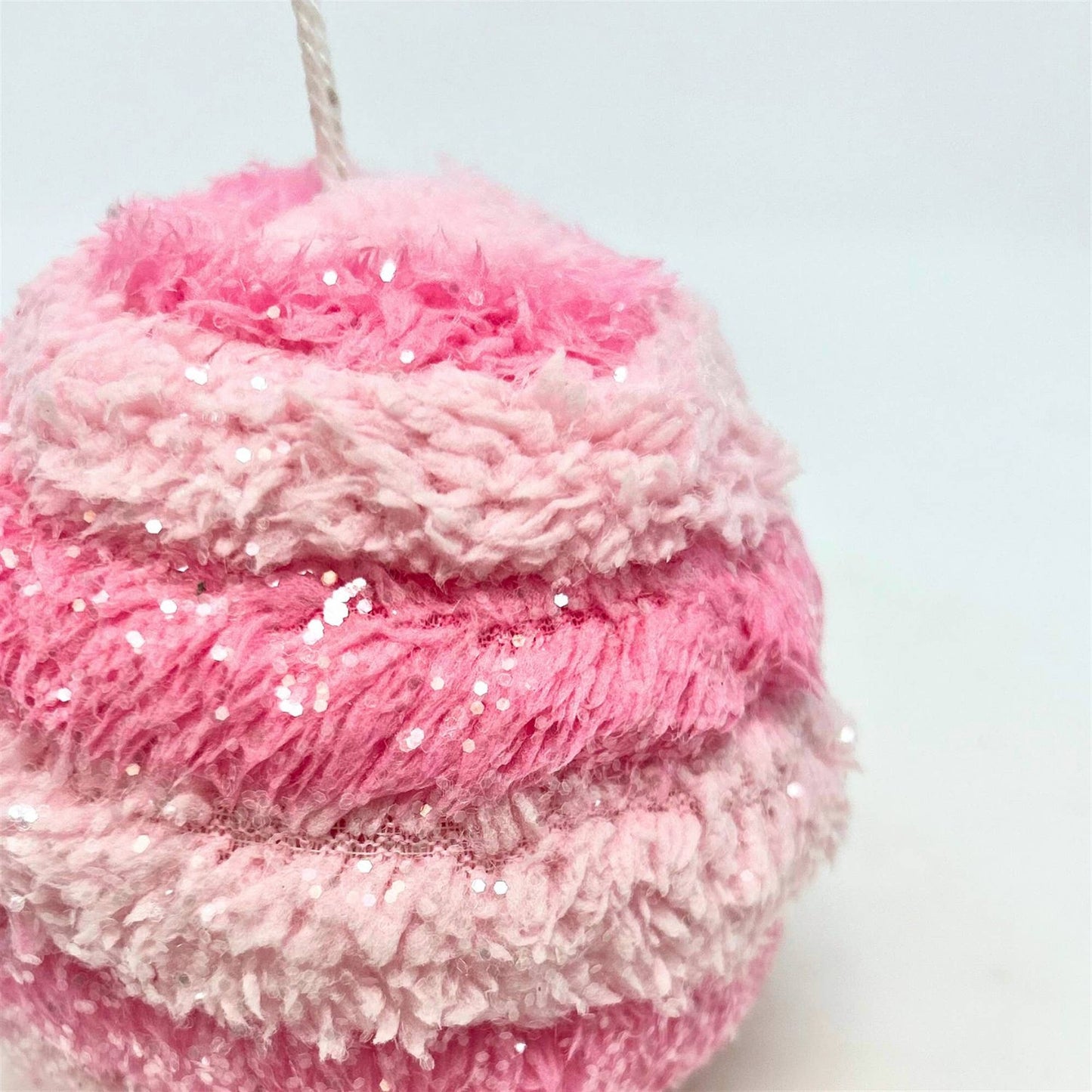 4" Pink Velvet Ornament