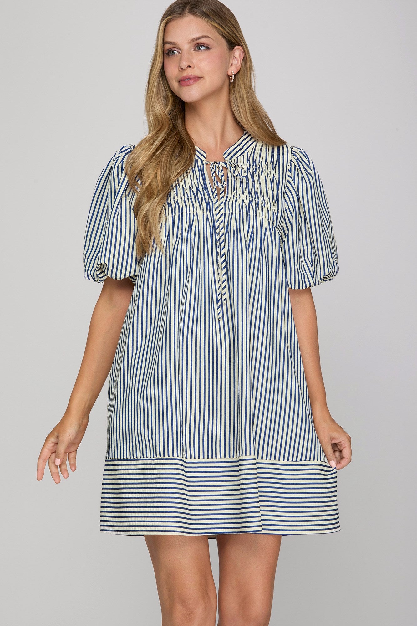 Blue Stripe Dress