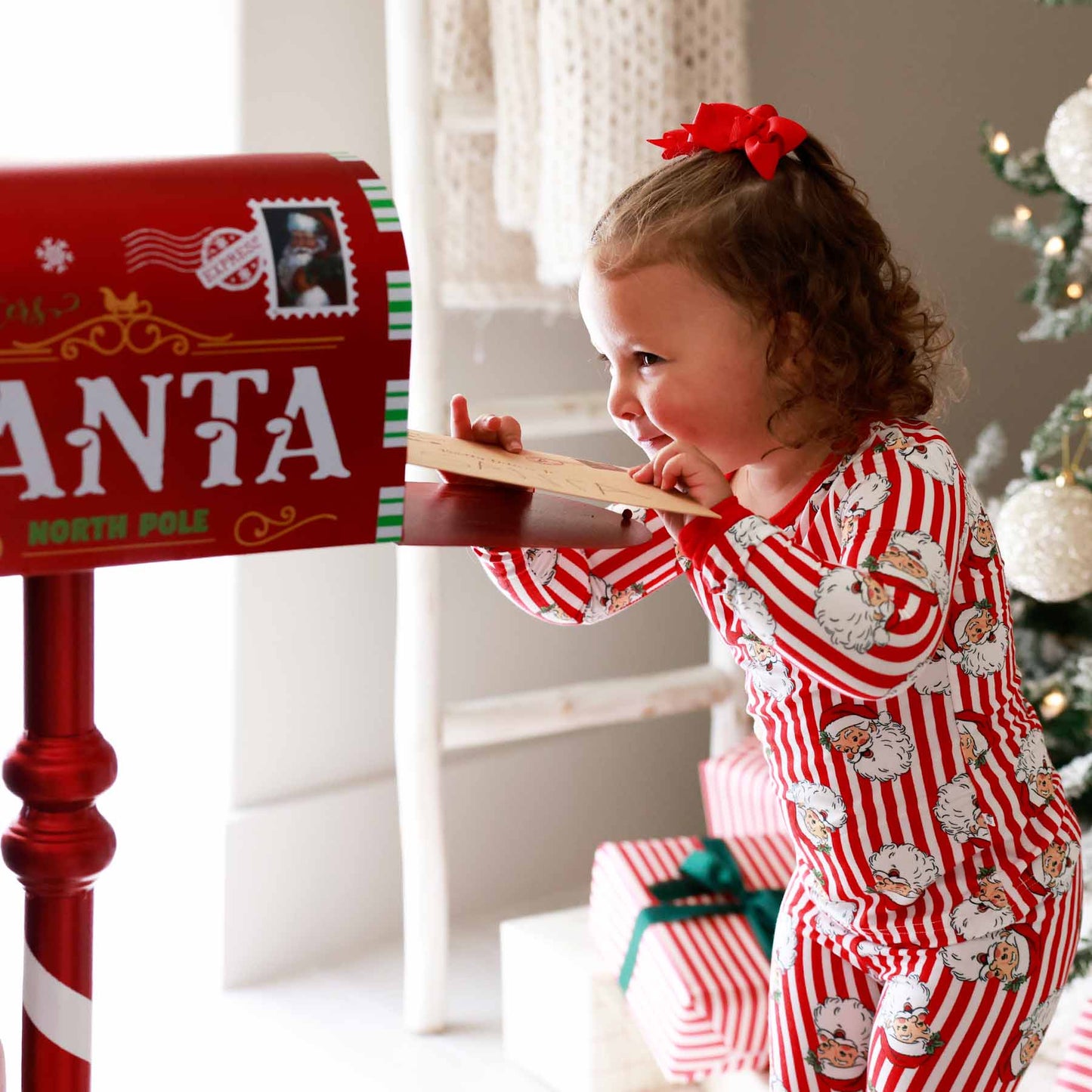 Santa Claus Lane Two Piece PJ Set