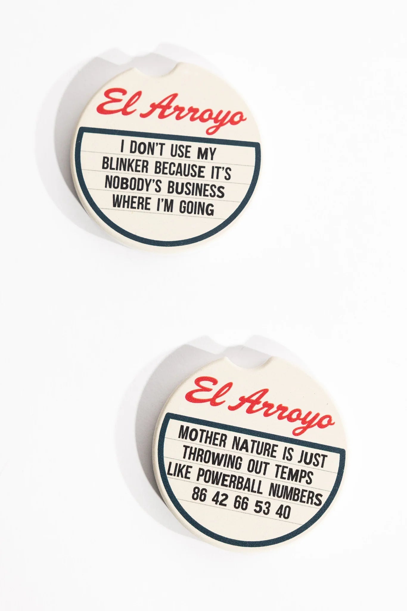 El Arroyo Car Coaster Set