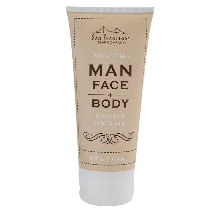 Ginger Musk Men's Face & Body Wash