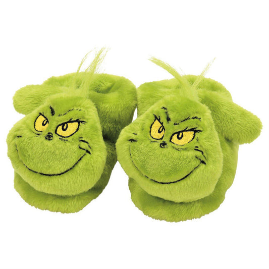 Grinch Baby Booties